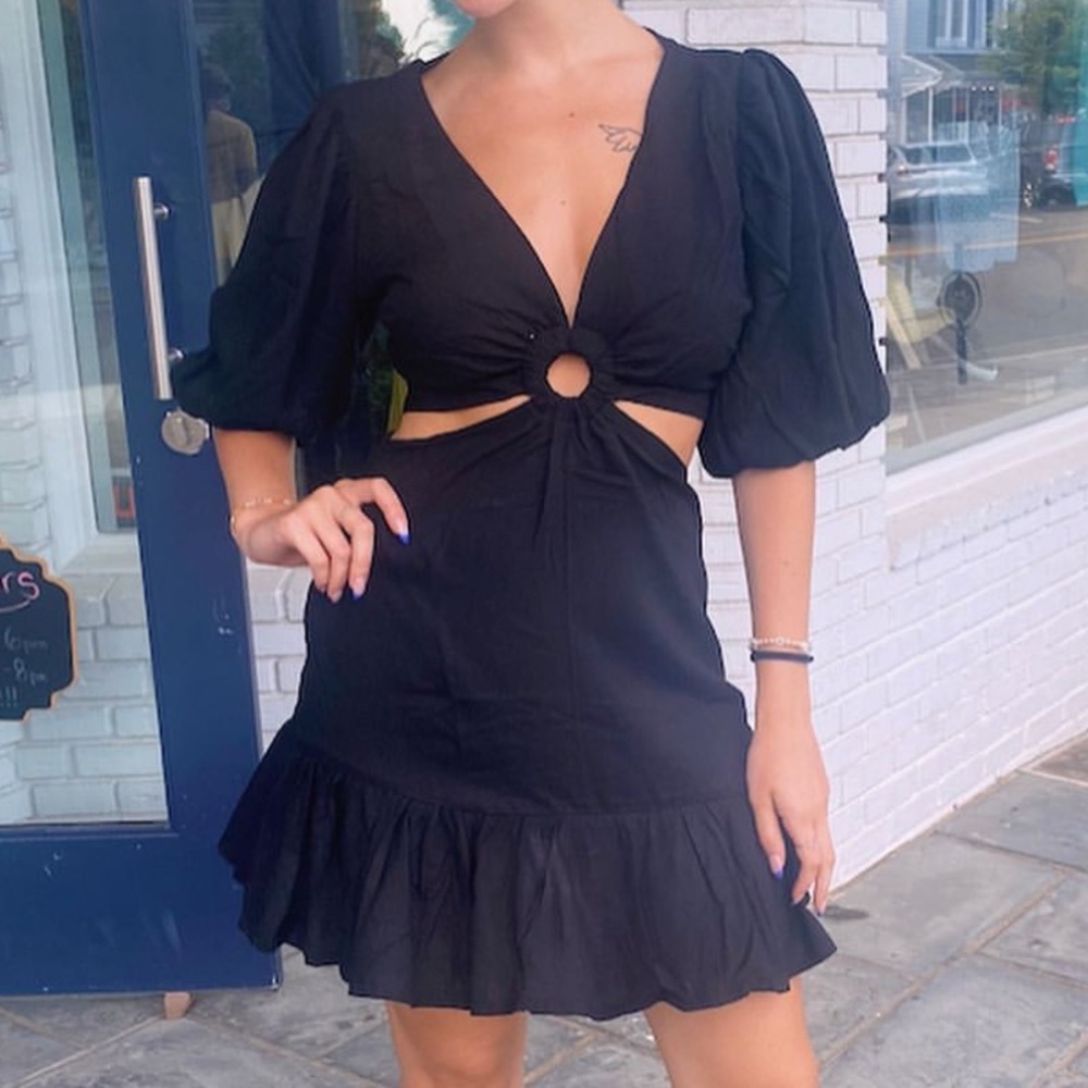 Skemo Black Mini Dress